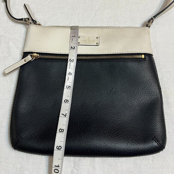 kate spade Women's Crossbody Black And White Leather - Picture 6 of 7
